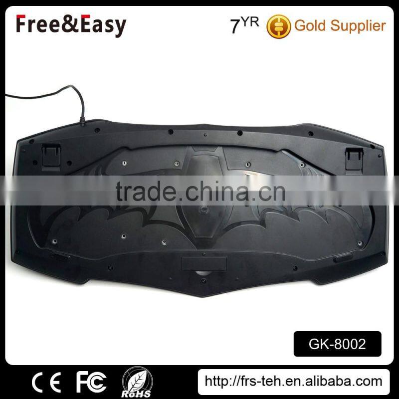 USB/PS/2 Interface Type and Wired Type Gaming Keyboard