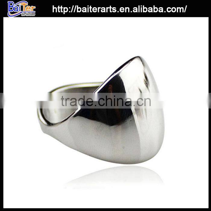 Elegant tianium stone men's skull ring ,stainless steel skull ring