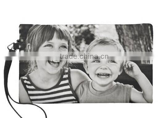 Customizable design animals digital printing wristlet clutch bags