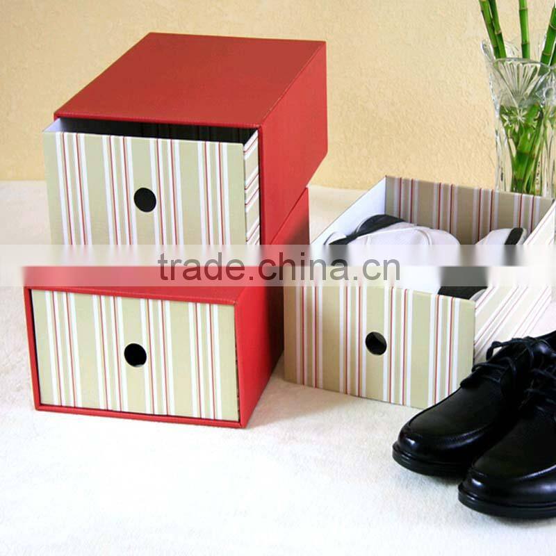 2015 Customed Top Quality Shoe Paper Storage Box Types In Packaging Boxes