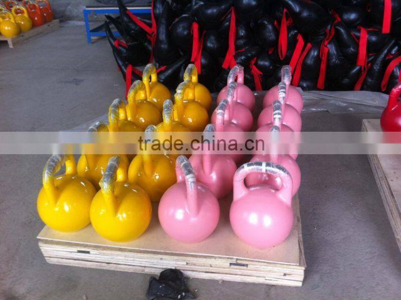 Top quality competition kettlebell with stainless steel handle