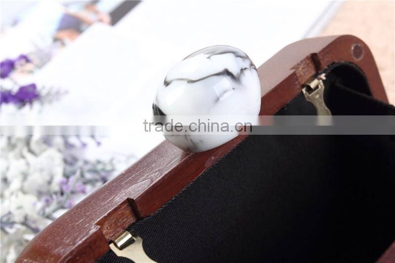 Party Wooden Box Clutch Evening Bag For Perfume Bottle and Cell Phone