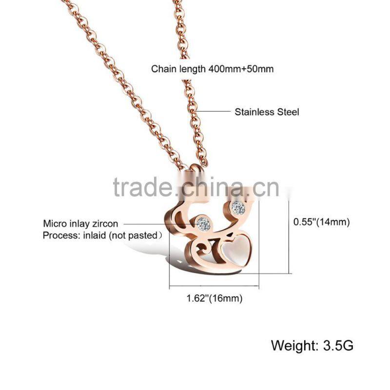 Online Shopping Rose Gold Monkey Long Chain Necklace Designs Bridal