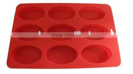 6-Cylinders Flexible engraved design Silicone Molds For Soap Candy Chocolate moon cake
