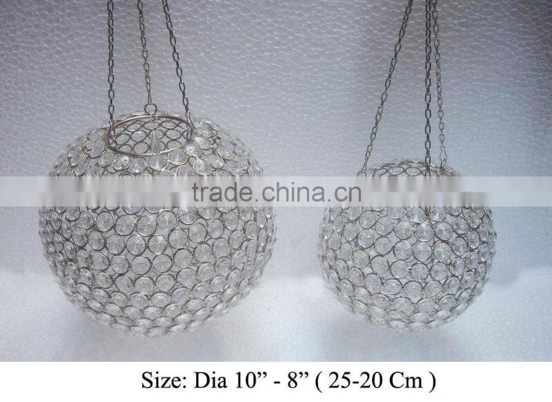 Wedding Crystal ball chandelier
