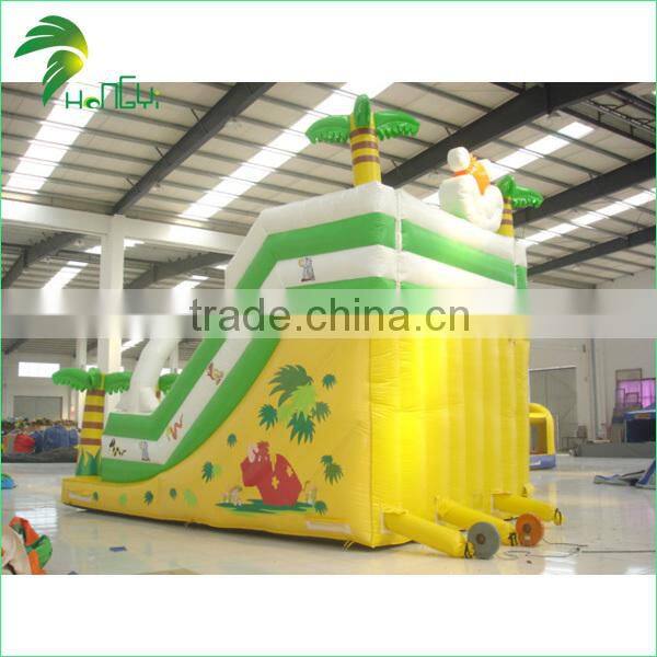 commercial grade inflatable water slide , inflatable cartoon kids slide