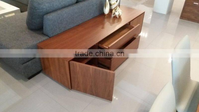 Living room furniture TV cabinet in walnut