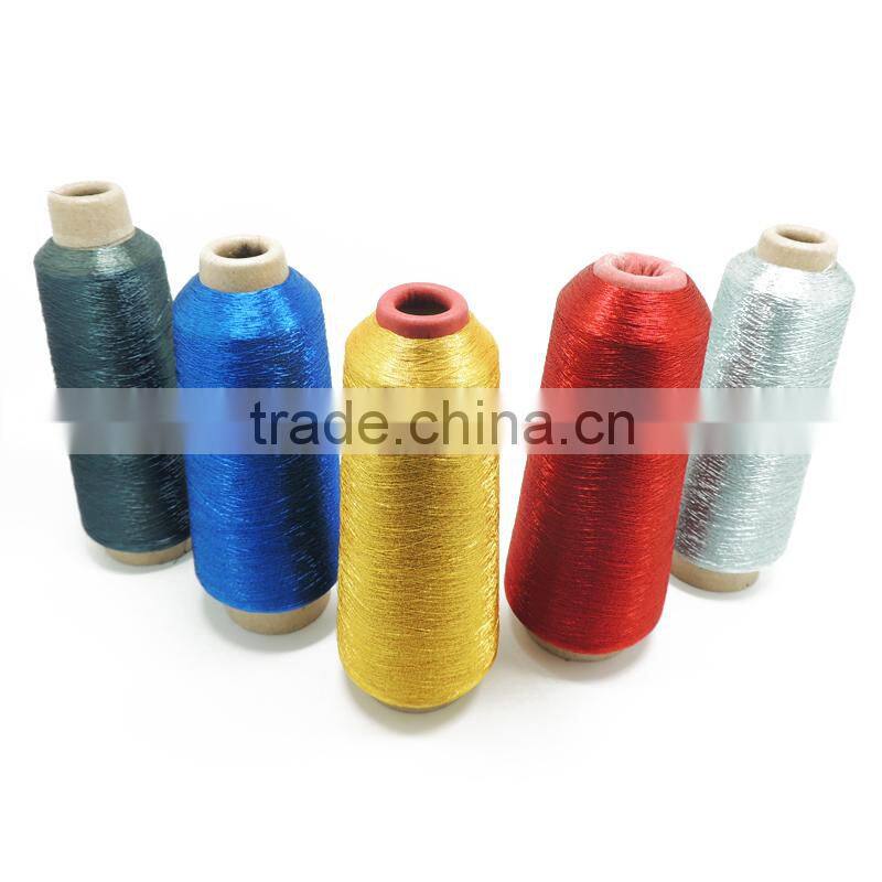 Jingxin MS type 1/100" gold metallic yarn embroidery thread