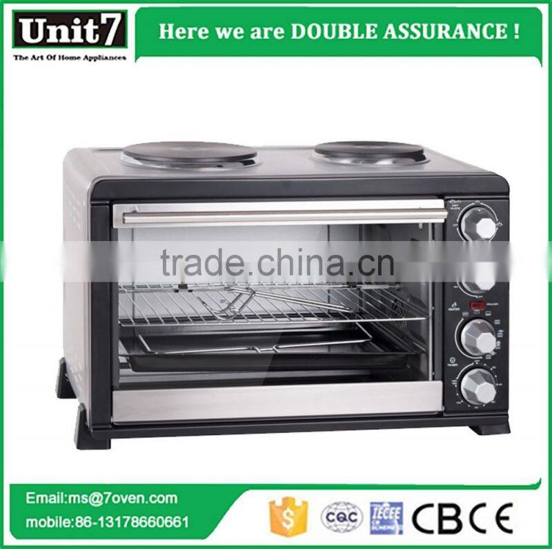 Chicken rotisserie oven 43L With Two Hot Plate