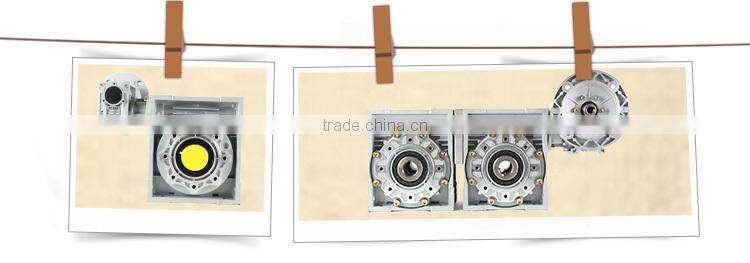 Conbination combo Die Cast Aluminum Alloy NMRV030-050 Worm Speed reducer ,GearboxsWith dc ac Motorgearing arrangement