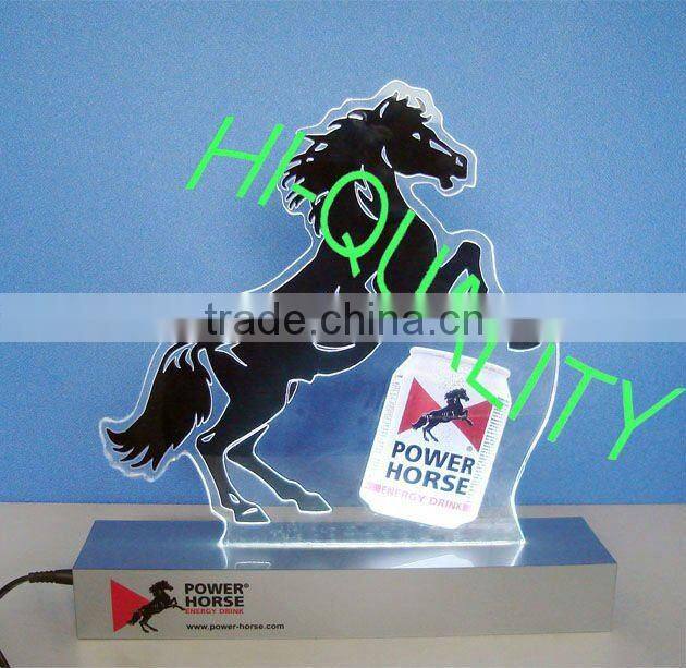 Acrylic sign LED display