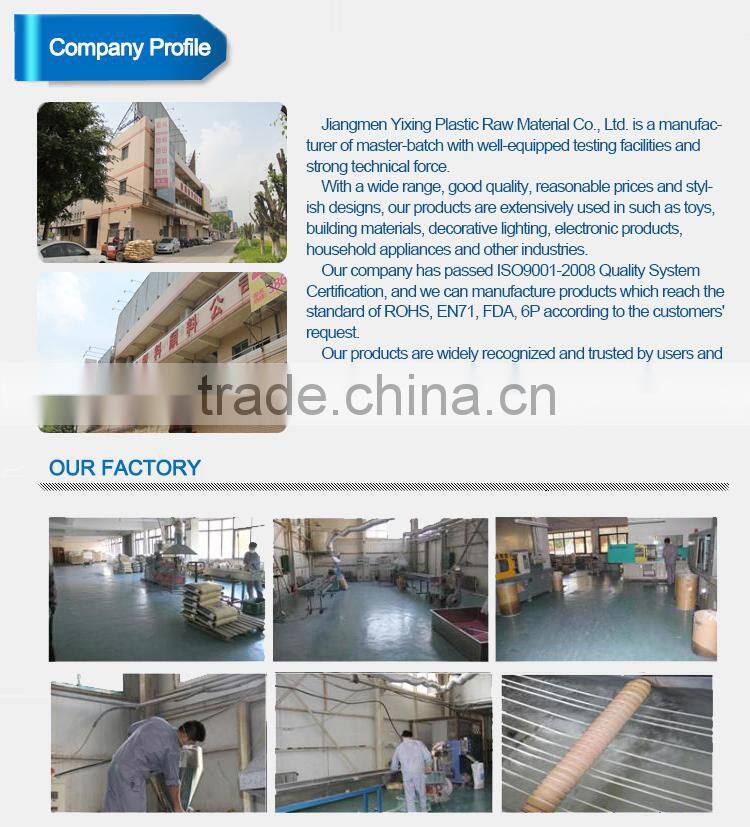 25 KG Package High Light Fastness Plastic Red Masterbatch for PP PE ABS