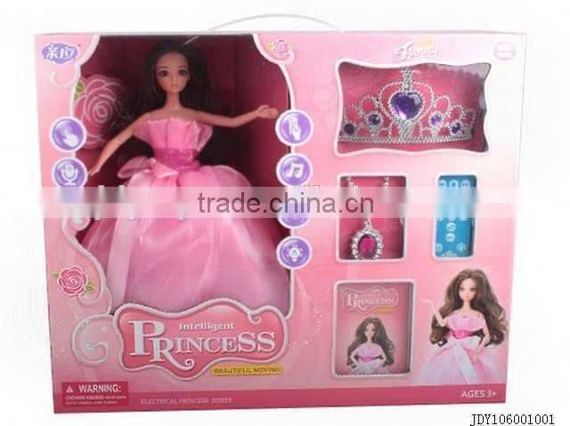 Hot sale lovely electric dancing girl doll with music