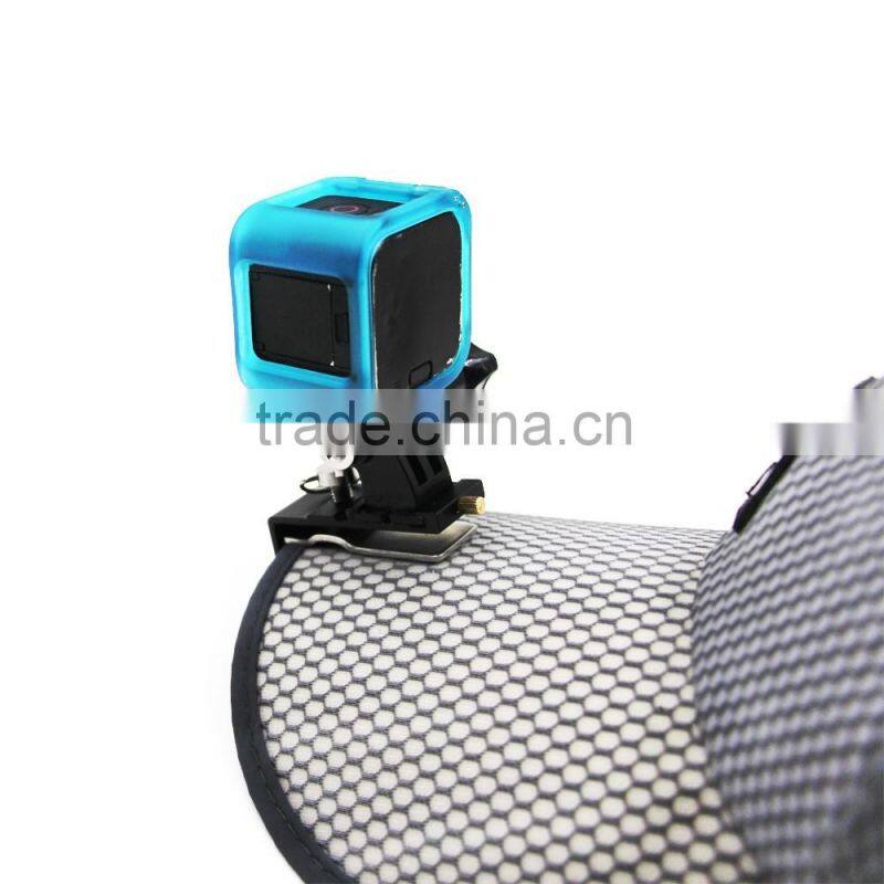 Multi funtional Aluminum Hat clip mount for Go Pro Hero3+/4, Go Pro Backpack clip mount system