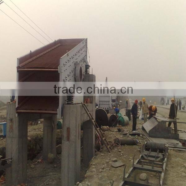 grizzly vibrating screen for basalt gravel crushing