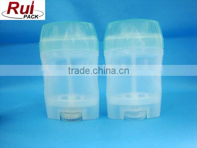 plastic deodorant container, 70g PP deodorant stick, twist up deodorant stick container