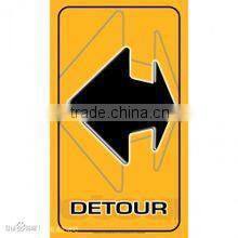 metal traffic signs,Reflective aluminum traffic signs,Detour sign,Road sign,