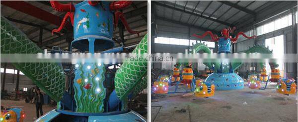 top quality cheap amusement rides,rotating big octopus rides in amusment park for kids
