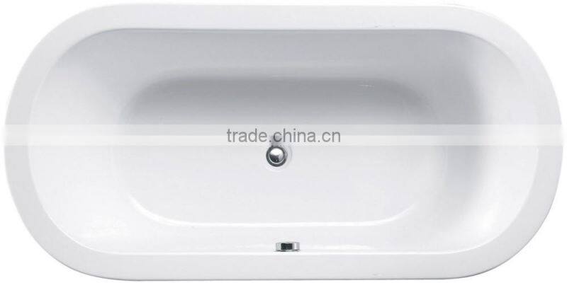 classic one person freestanding bathtub 1700X825X570mm