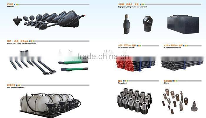 Ground pipe laying widely used horizontal drilling rig