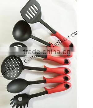 FDA Approval Kitchen Equipment Nylon Utensil Manufacturer New style colorful kitchen tools nylon utensil set