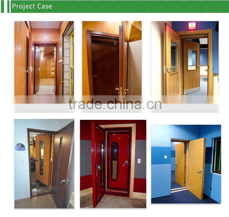 recording studio soundproof steel and wooden door