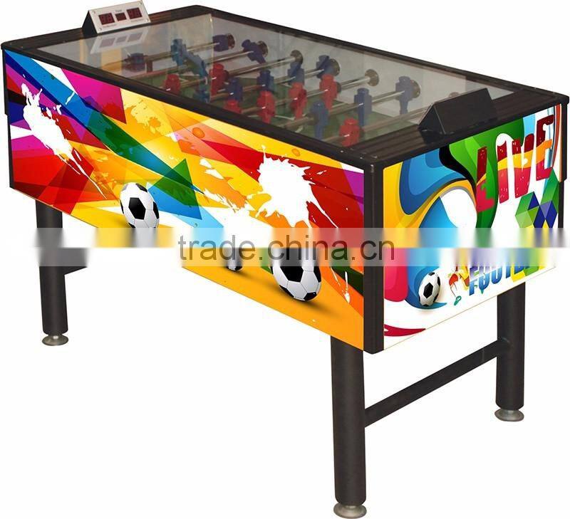 2016 latest design colorful indoor football table game