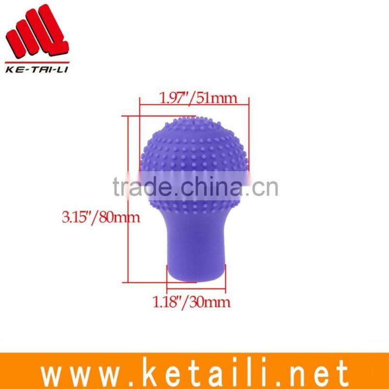 High Quality Colorful Soft Silicone Car Gear Shift Knob Case