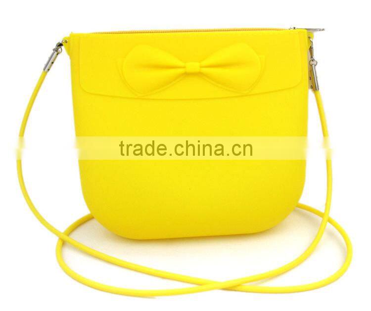 china supplier fashion ladies silicone o bag