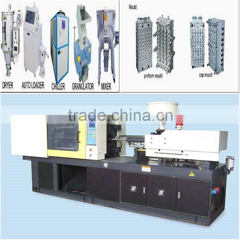 semi automatic PET bottle blowing machine up to 8 liters