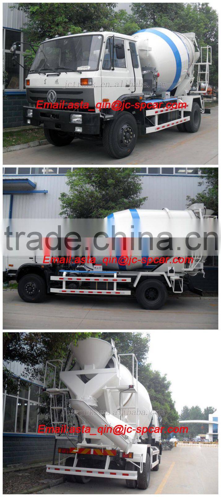 Manual Transmission Type and Diesel Fuel Type Dongfeng 4x2 concrete mixer car wholesale price