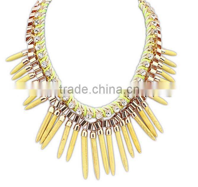 Factory Latest Design Luxury Rhinestone Necklace for Women