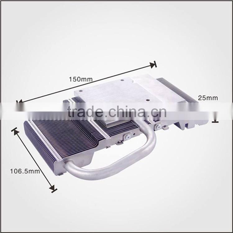 Hot sale heatsink for VGA fin , heat pipe heatsink