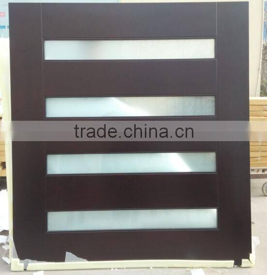 American style mahogany solid wood entrance door for villa