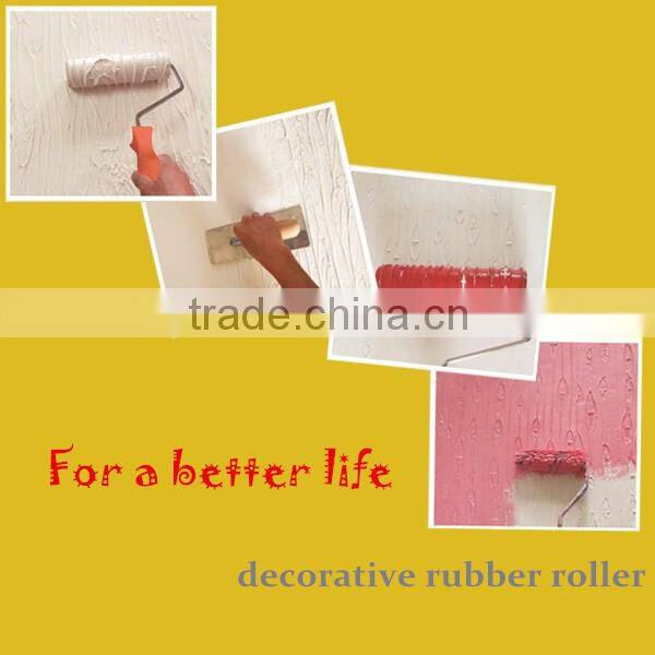 Decorative House Roller Brush Yellow And Black Hair Paint Roller