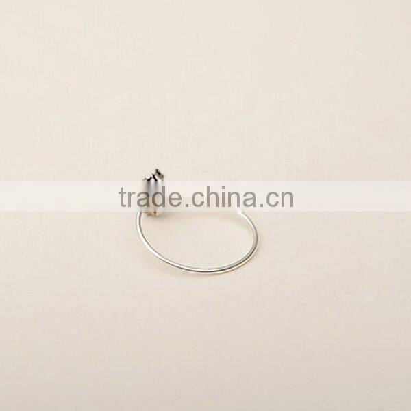 girl flower design antique jewerly 925 titanium silver