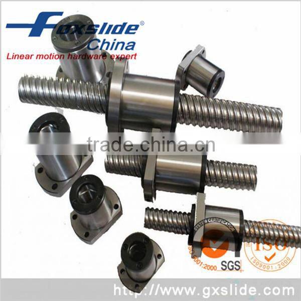 TBI 16mm Diameter 5mm Pitch SFU1605 Ball Screw 1605 With Support Unit FF12 FK12