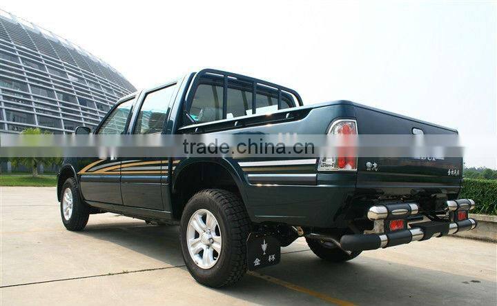 China-made Jinbei High Power Diesel Pickup Trucks/Double Cabin Pickup Truck With 4JB1 engine