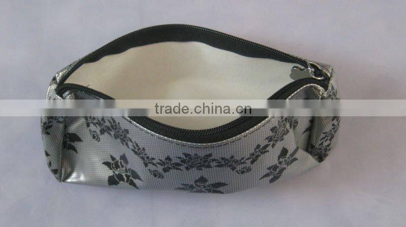 Printed leather bag