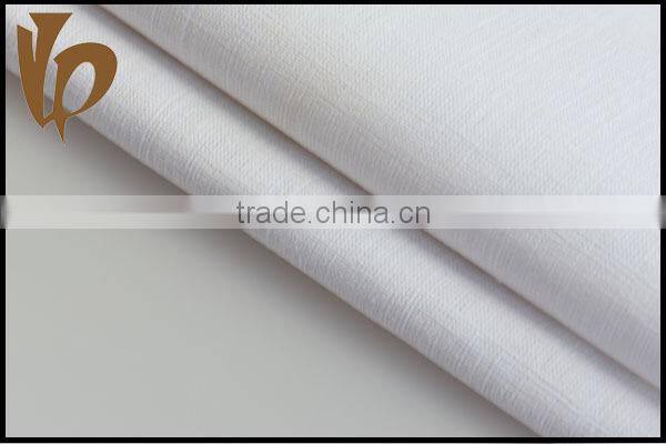 bleach color plain dyed 100% ramie fabric for table