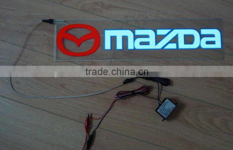 400mmX100mm EL flash car sticker,EL flashing sticker,equalizer el car sticker