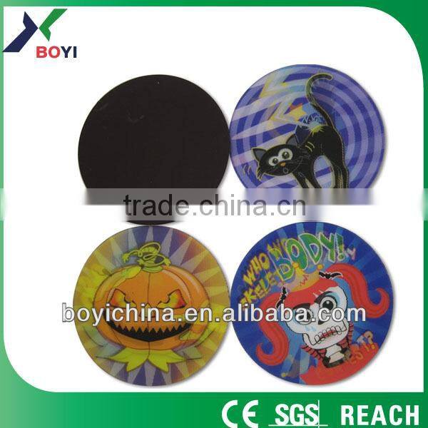 Promotional china supplier 3d christmas souvenir fridge magnet 2014