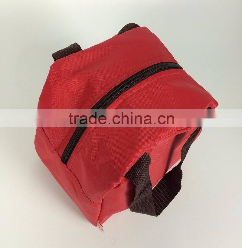 Small Fancy Reusable Inner Cool Round Lunch Bag