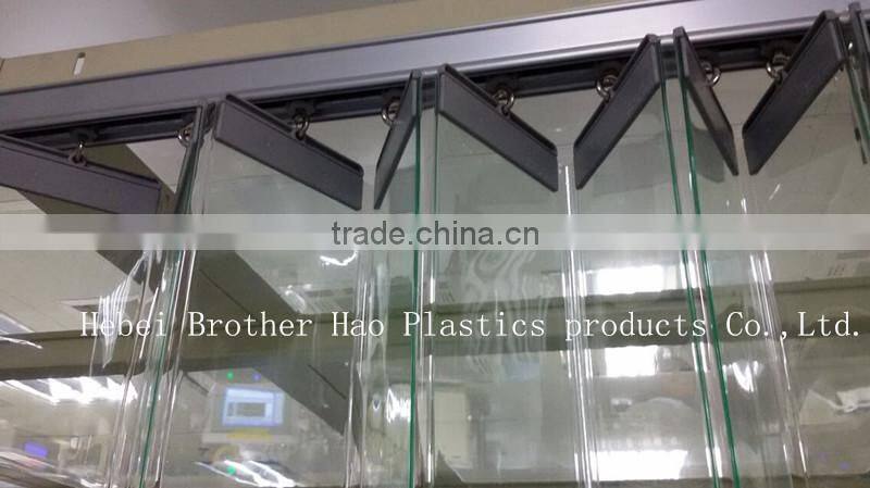 Extruing Flexible Clear Folding Industry PVC Strip Curtains