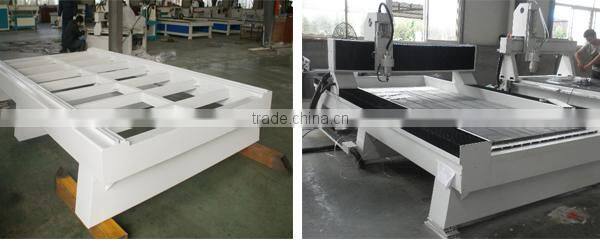 900*1500mm CNC Stone Column Carving Machine Router