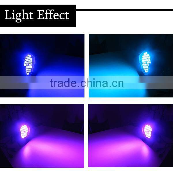 54pcs 3w led rgbw stage par light