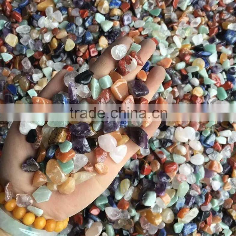 colorful agate crystal tumbled stone