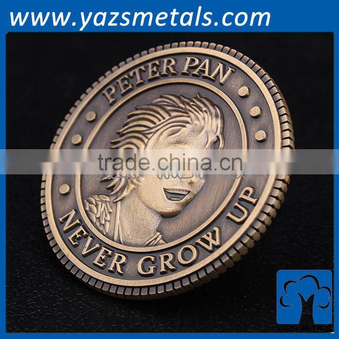 High quality metal custom sovereign coin