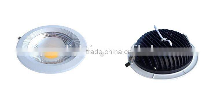 Recessed modern ceiling lamp light&lumen 30w cob led downlight best radiator