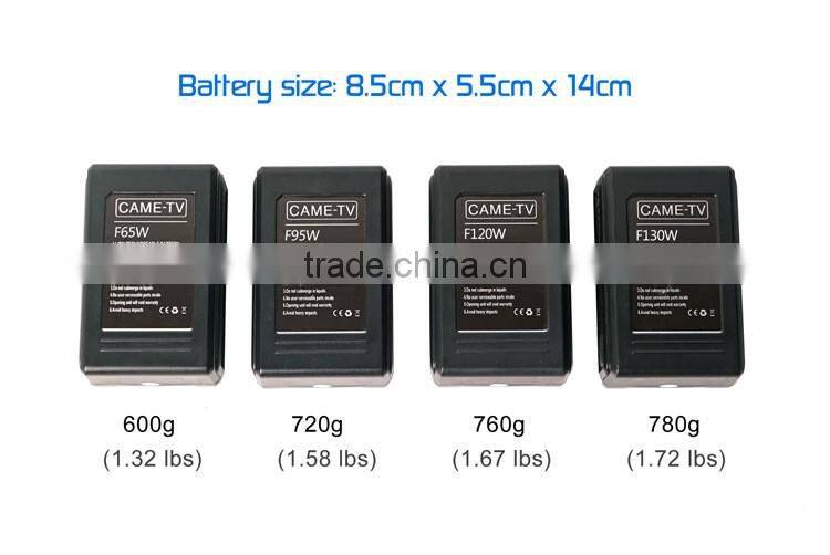 CAME-TV Compact V-Mount Li-ion Battery 130Wh Camera Battery